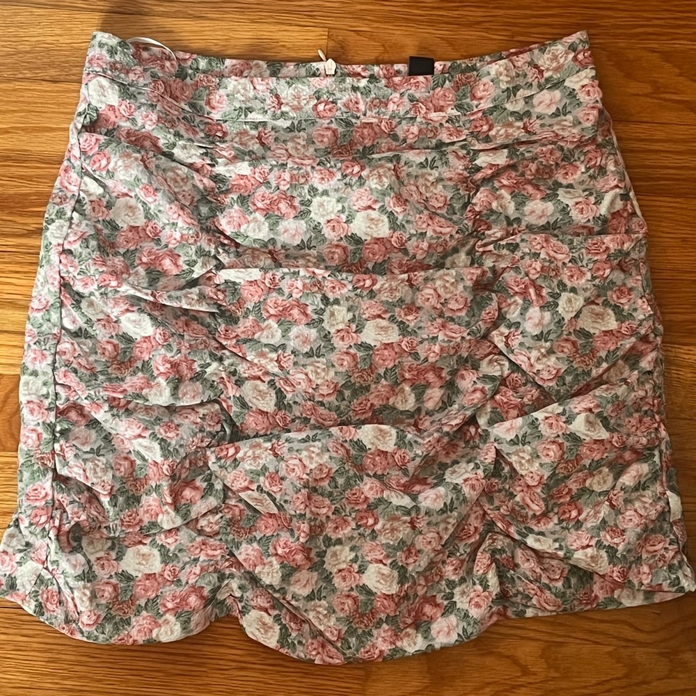 Floral Mini Skirt